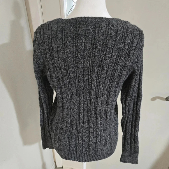 St. John's Bay Tall Womens Crew Neck Long Sleeve Pullover Sweater - Picture 4 of 5